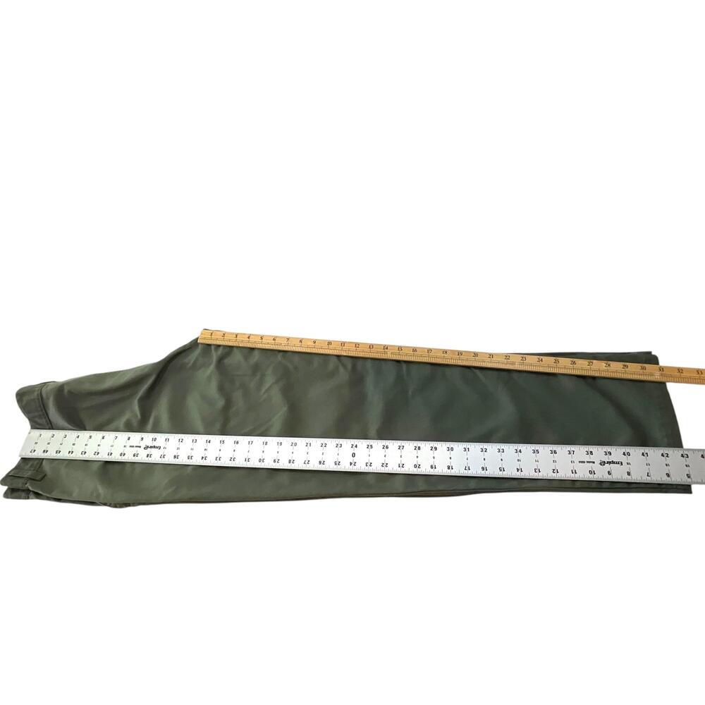 Rhythm Pants Mens 34x31 Green Chino Straight Leg Rhythm Customs Casual Pockets - Picture 12 of 13